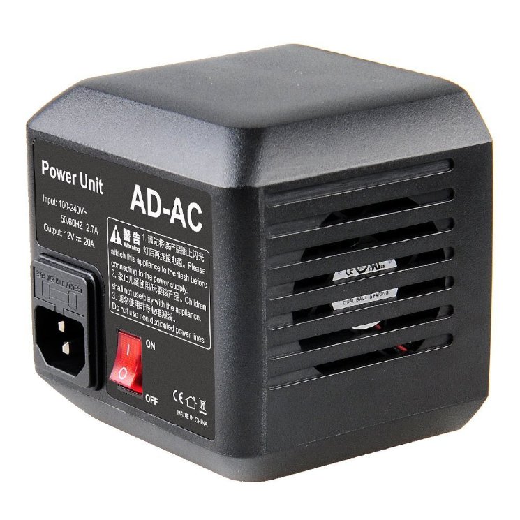 Мережевий адаптер Godox AD-AC для спалахів AD600