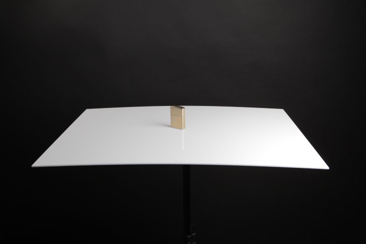 Столик предметный глянцевый, 60х40 см, белый