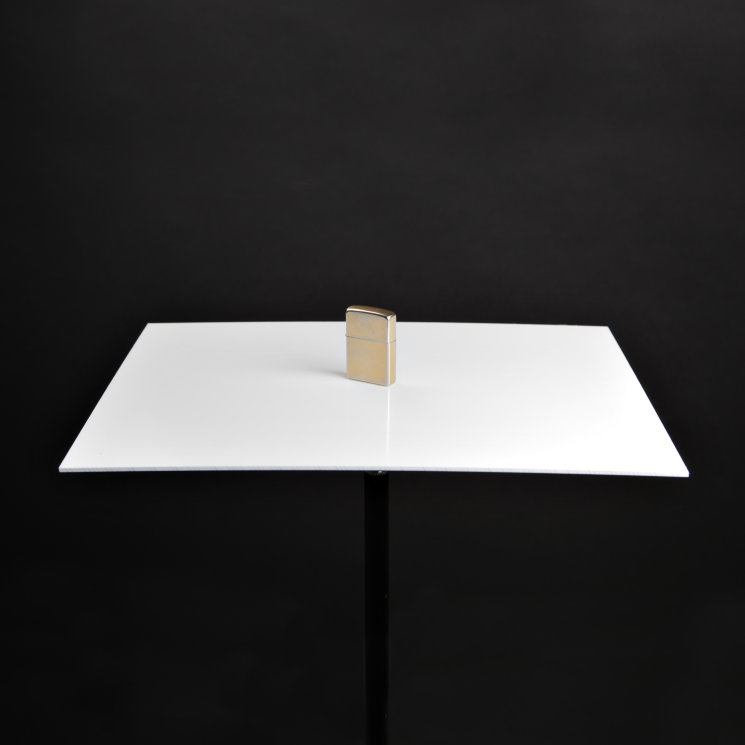 Столик предметный глянцевый, 30х40 см, белый