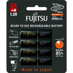 Аккумуляторы Fujitsu R6 AA,HR-3UTHCEX(4B),(2450mAh) 4 шт.