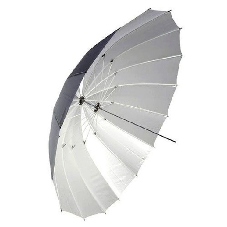 Зонт черно/серебристый Photex 150 см UR 08 (параболический)