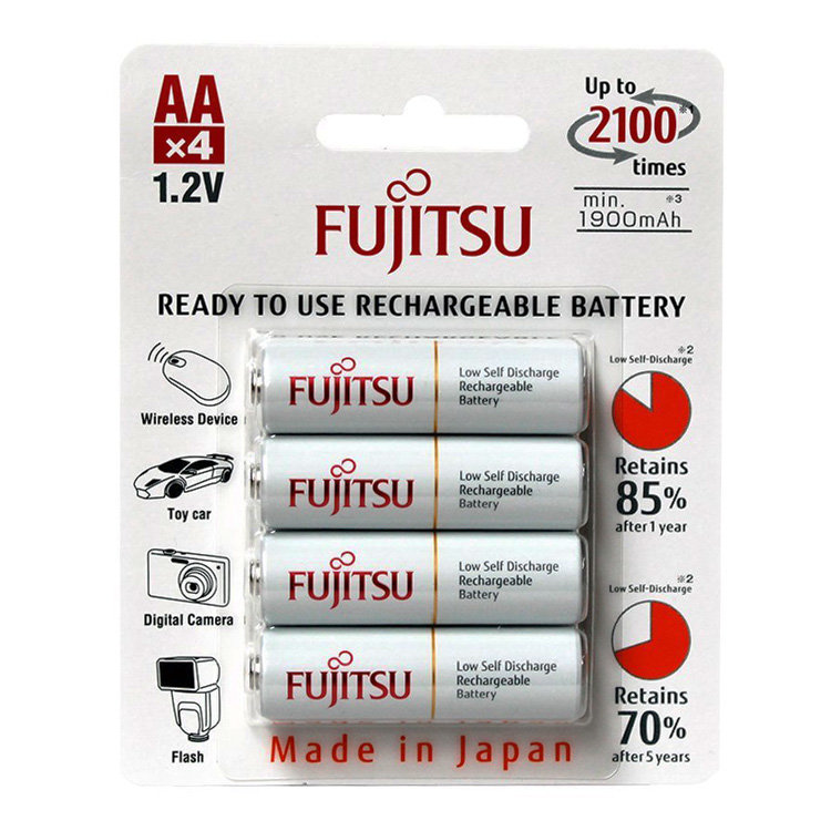 Акумулятори Fujitsu R6 AA, HR-3UTCEX (4B) (1900mAh) 4 шт.