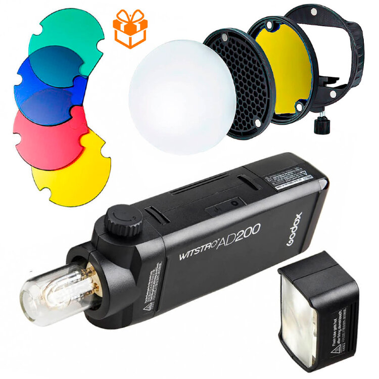 AD200 FLASH 新品未使用　Godox Godox NZ | Monkey Rubber | Flash Pocket TTL II AD200Pro ビデオカメラ