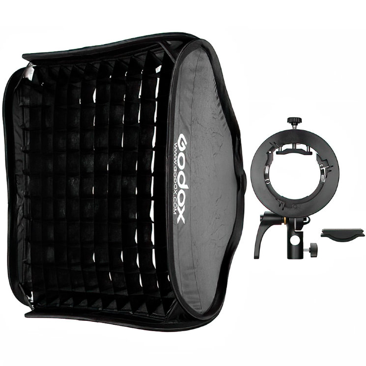 Софтбокс Godox Easy Box 80х80 см із тримачем S2 S-type + стільники