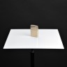 Столик предметный глянцевый, 25х25 см, белый